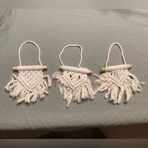 Mini Macramé Wall Hangings